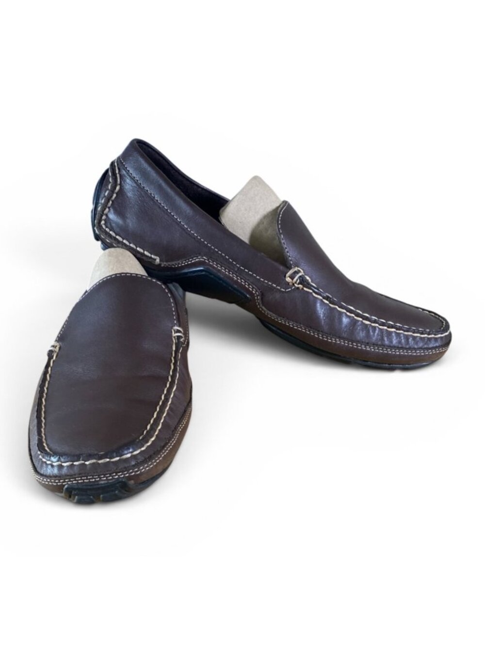 Rockport Leather Dunstable Washable Loafer Driving Shoes Size 11.5M Slip-On